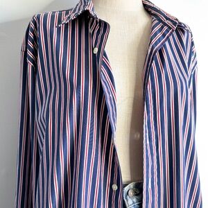 Vintage Ralph Lauren Striped Cotton Button Down